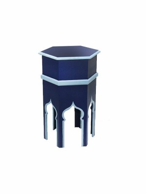 Blue side table