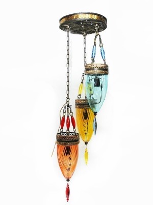 PENDANT LIGHT CLEAR 3XE27