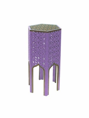 Purple  design Pedestal