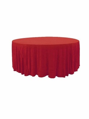 Dark Red Velvet Table Cloth