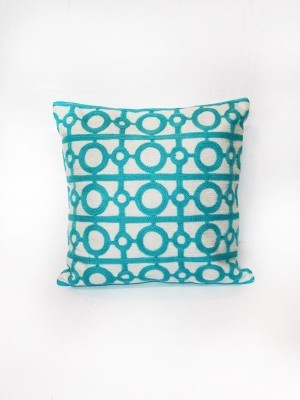 Turquoise design pillow