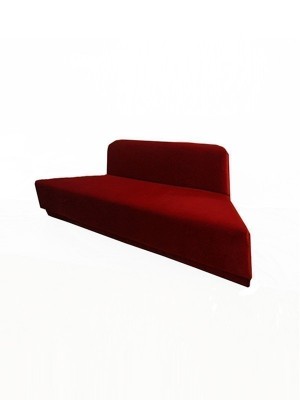 Red Velvet Sofa