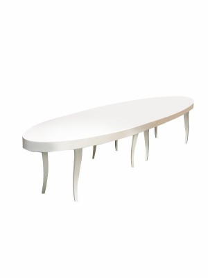 Long Oval Table