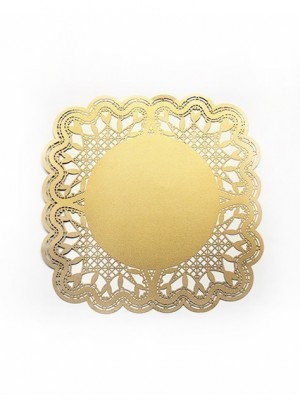 Gold Lace Show Plate